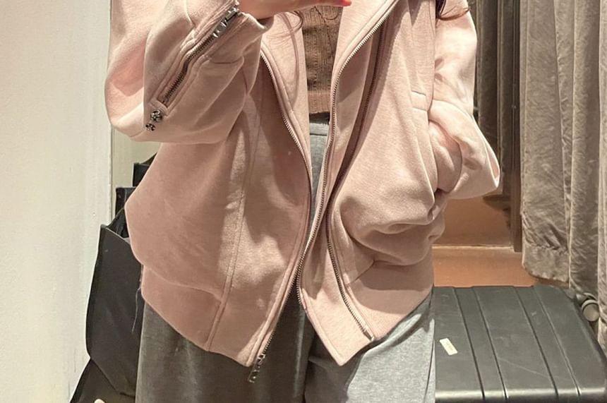 Hooded Zip-Up Jacket Product Image