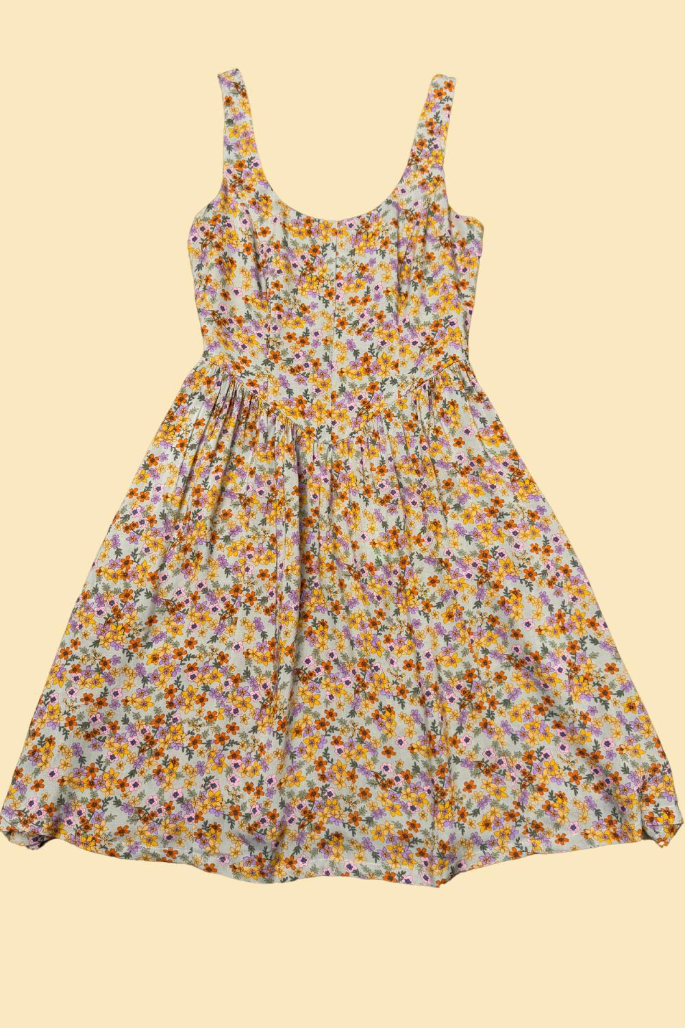 Agnes dress in Oat Linen Product Image