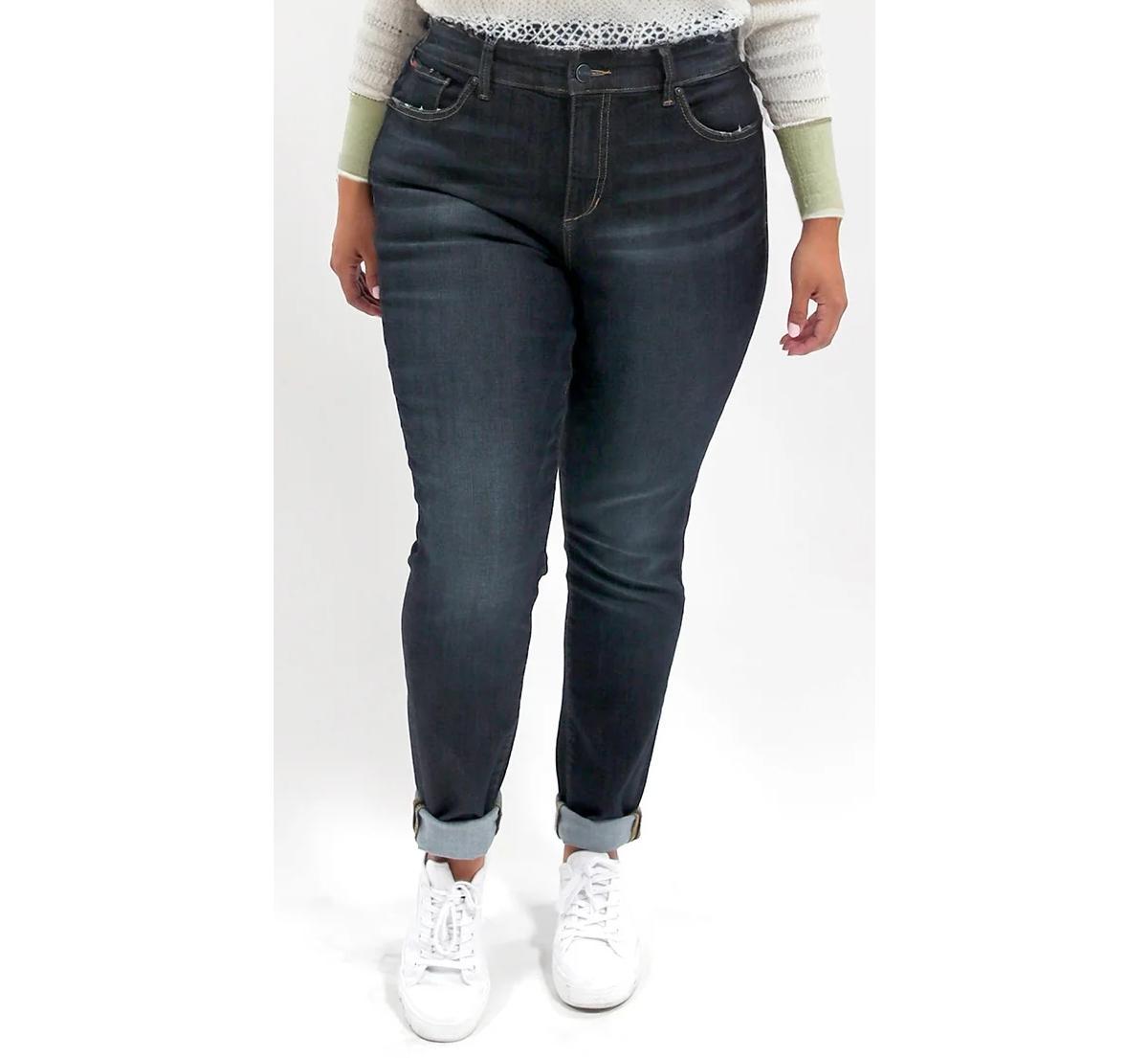 Womens High-Rise Ankle-Crop Jeans Product Image