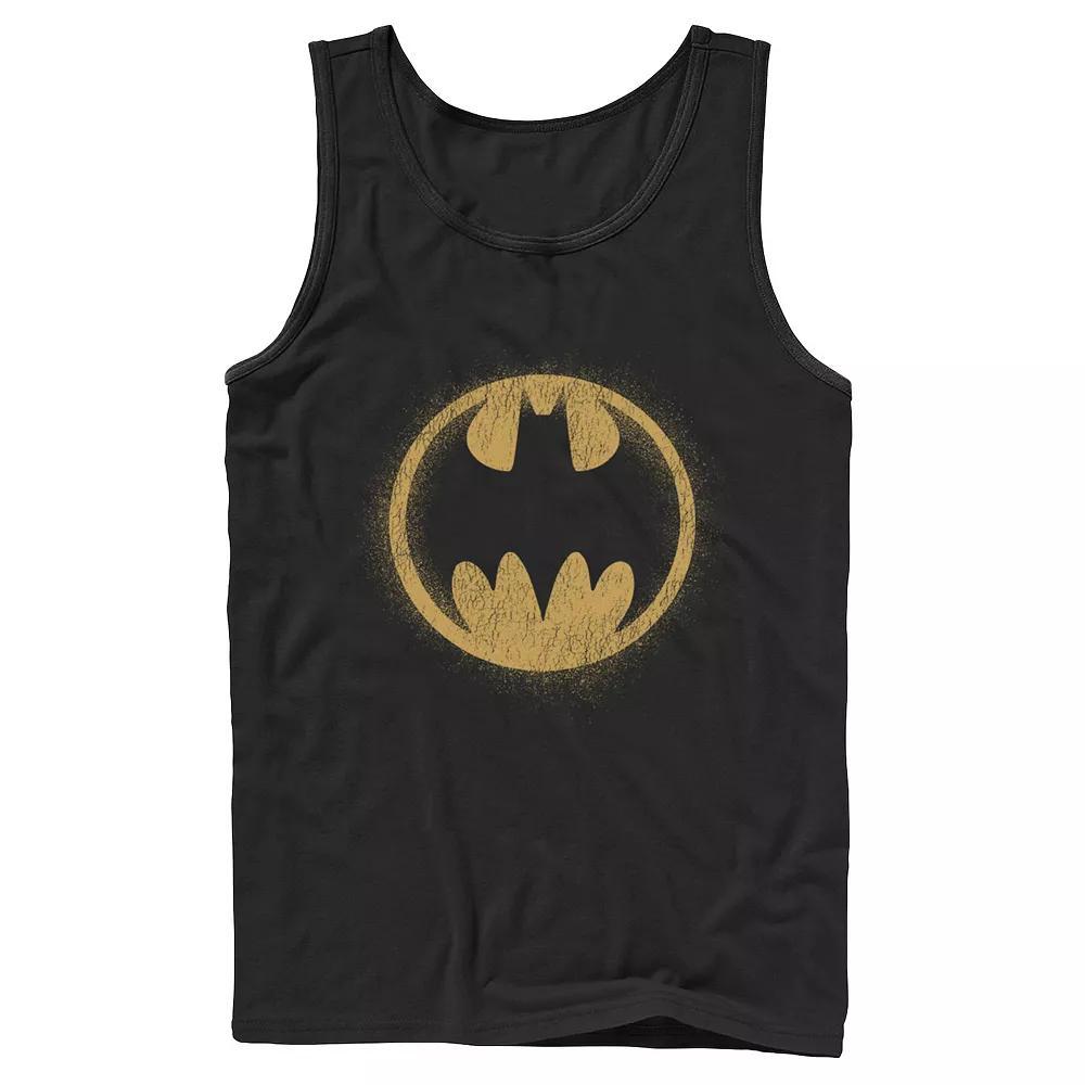 Men's Batman Bat Signal Tank Top, Size: XL, Black Product Image