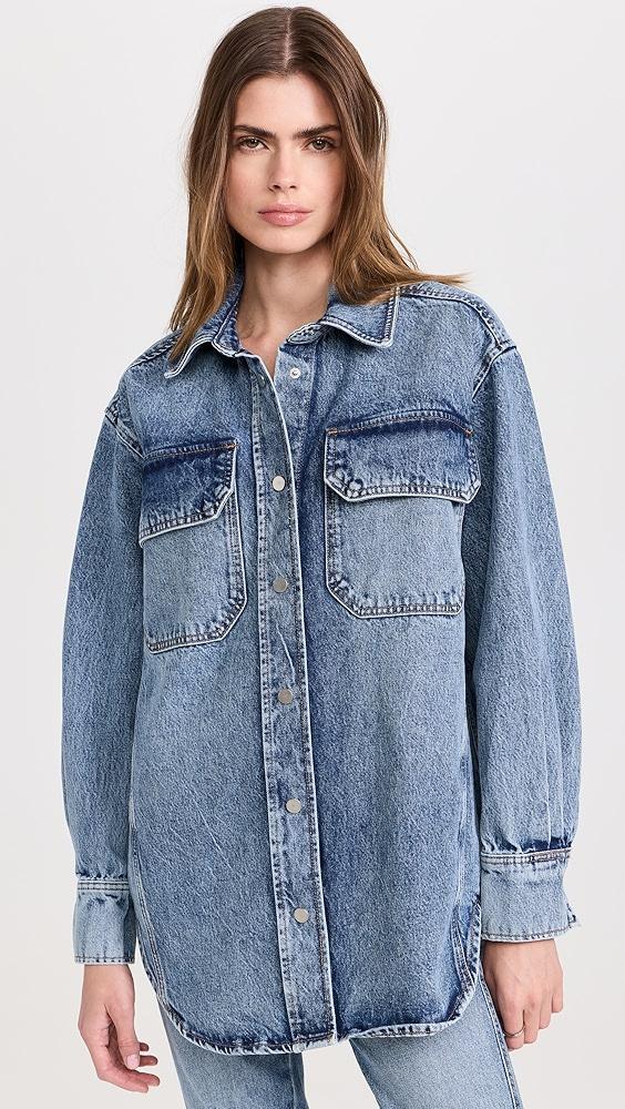 Apiece Apart Pia Oversized Shacket | Shopbop Product Image