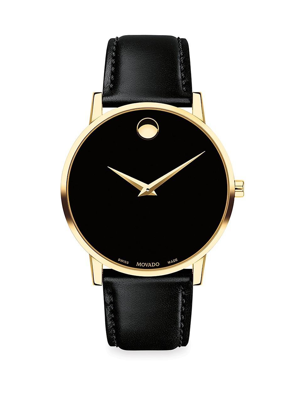 Movado Museum Classic Yellow Gold-Tone Case Watch, 40mm Product Image