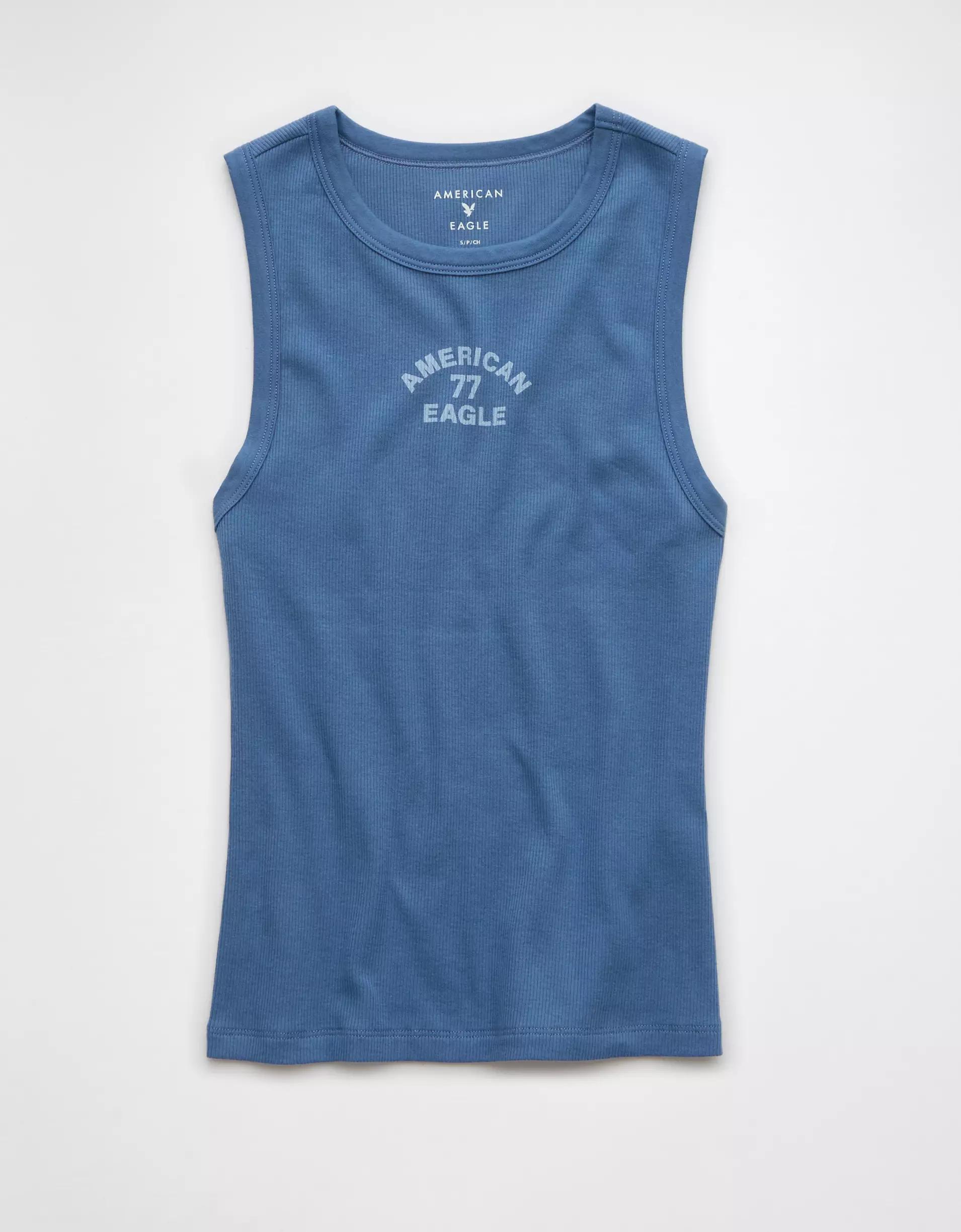 AE Boyfriend Logo Graphic Muscle Tank Top Product Image