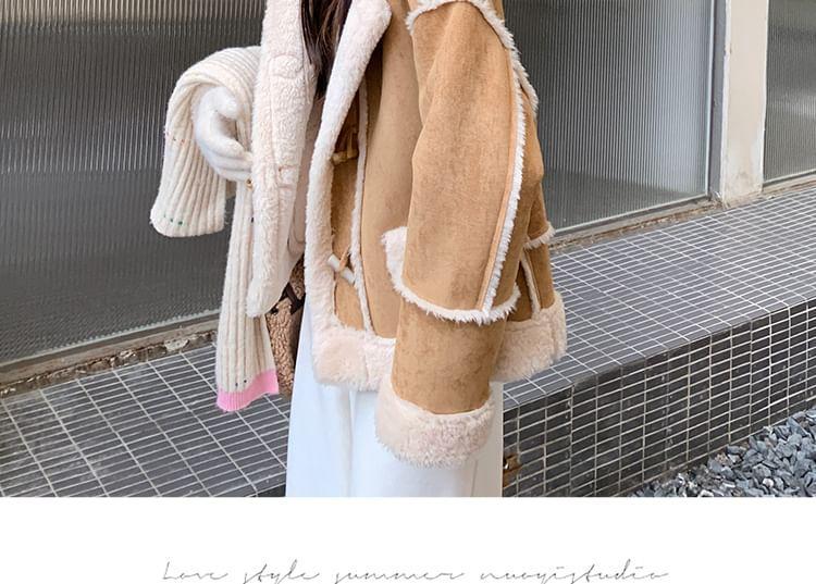 Faux Fur Toggle Coat Product Image