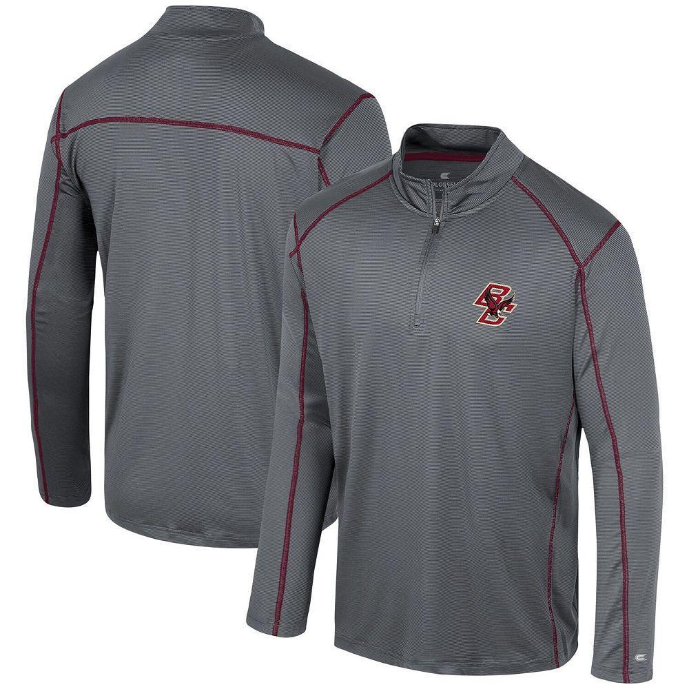 Men's Colosseum Black Maryland Terrapins Cameron Quarter-Zip Windshirt, Size: Large Product Image