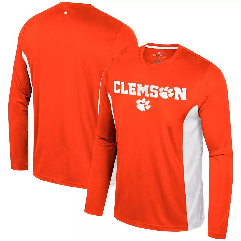 Men's Colosseum Green Michigan State Spartans Warm Up Long Sleeve T-Shirt, Size: Small Product Image