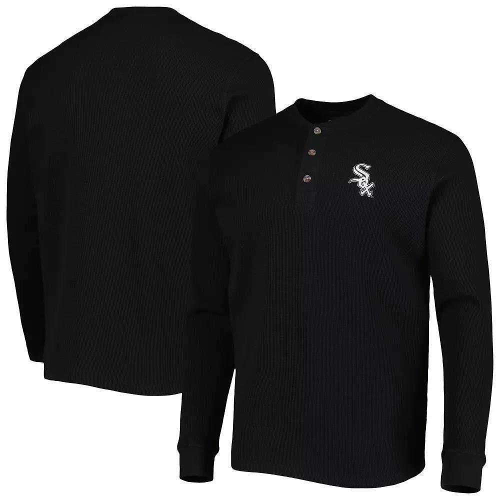 Men's Dunbrooke Chicago White Sox Black Maverick Long Sleeve T-Shirt, Size: 3XL Product Image
