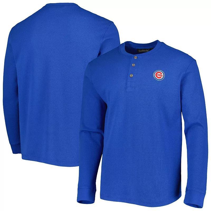 Men's Dunbrooke Chicago Cubs Royal Maverick Long Sleeve T-Shirt, Size: Medium, Blue Product Image