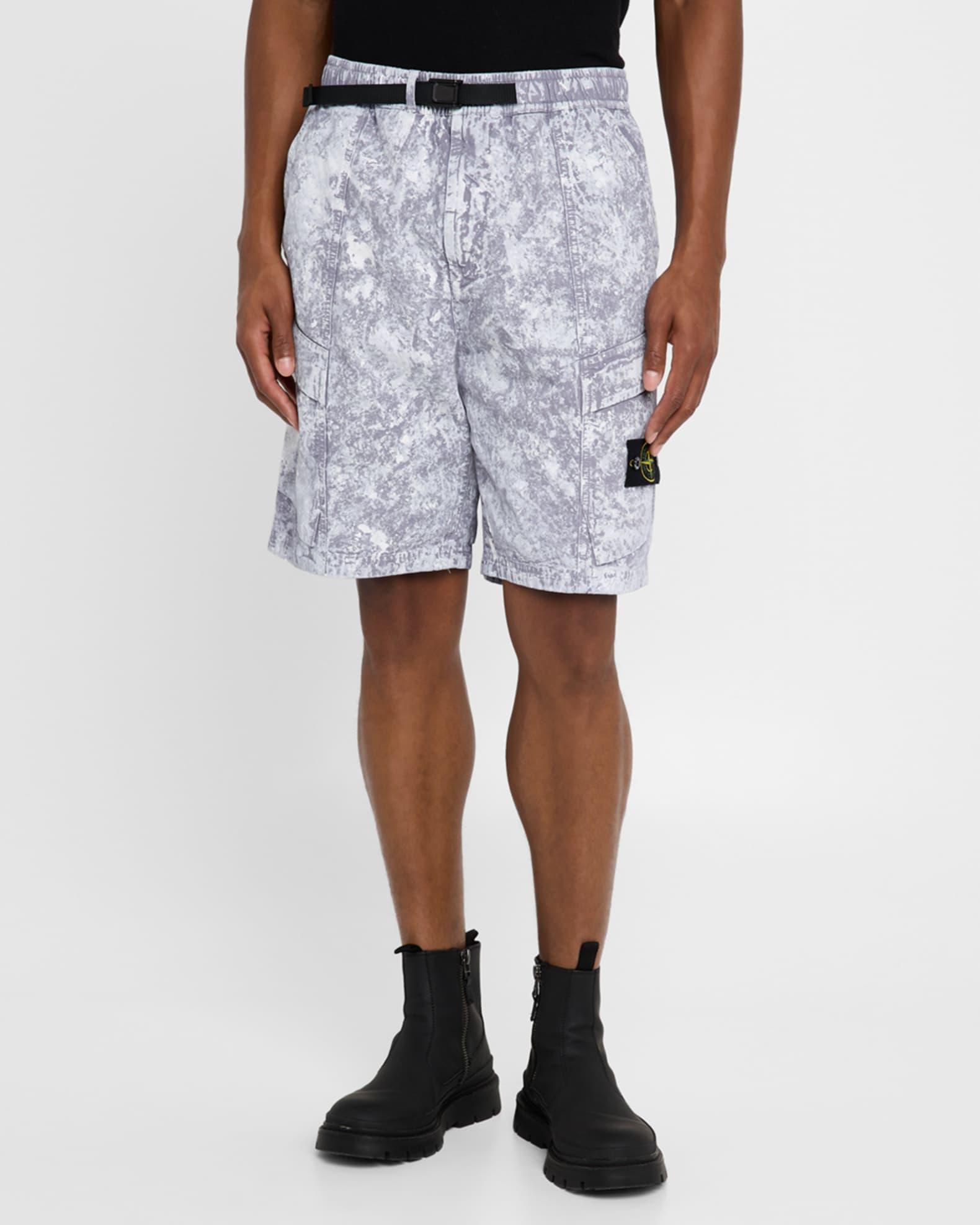 Mens Marbled Cargo Shorts Product Image