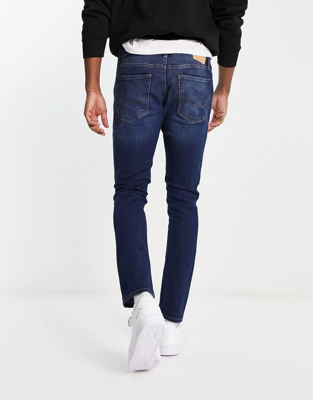 Jack & Jones Intelligence Liam slim fit jean in medium wash   Product Image