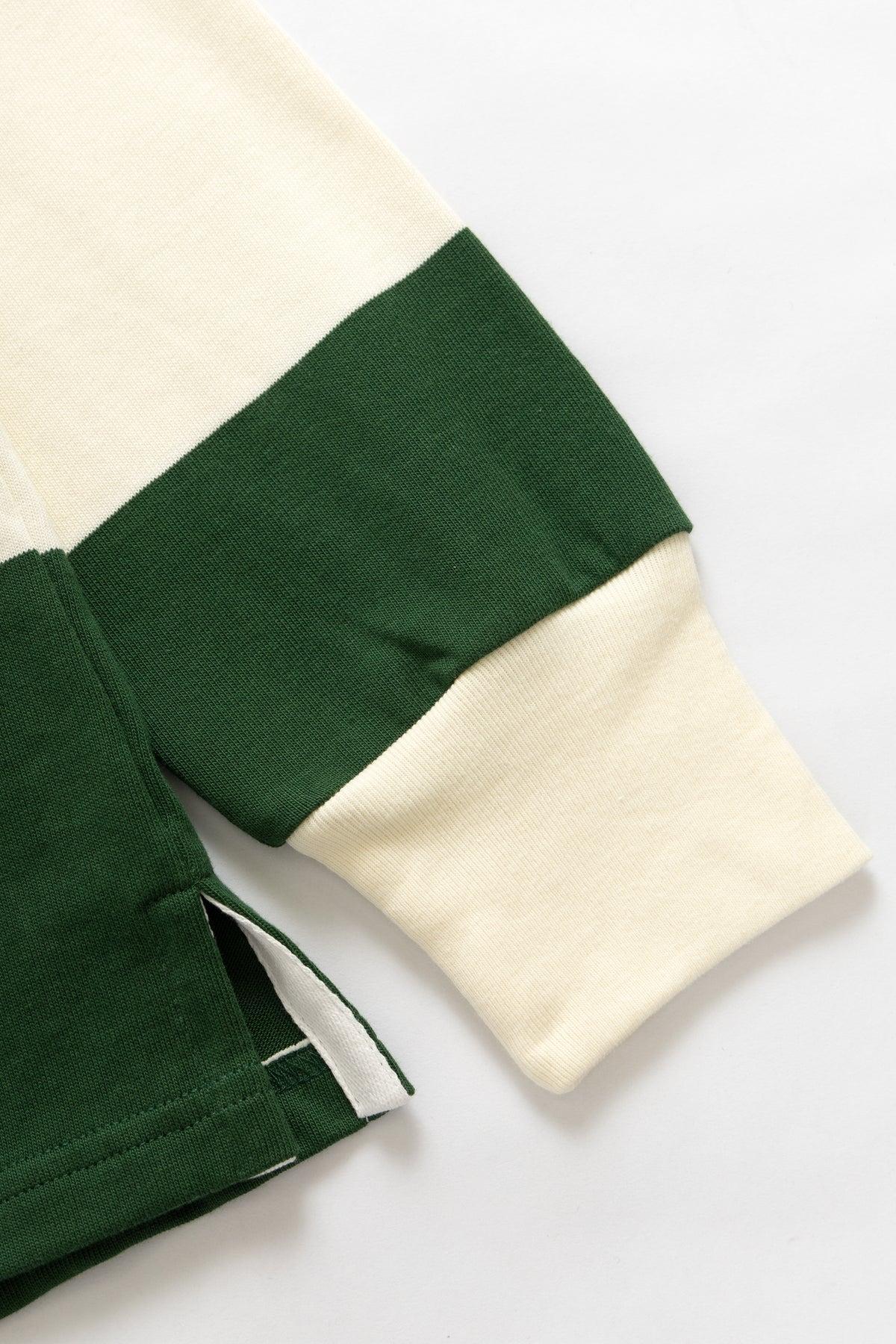 Non Stock MFG - Rugby Shirt - Green/White Product Image