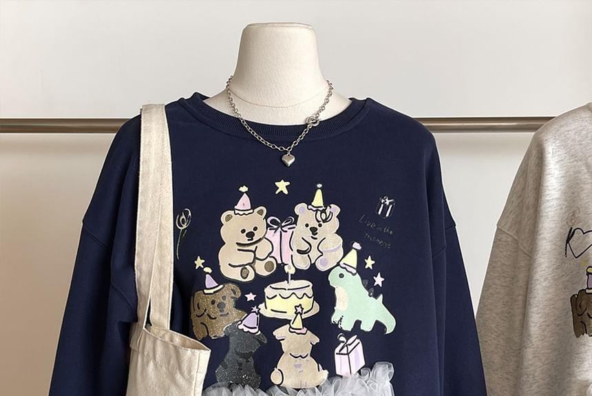 Crewneck Print Pullover Product Image