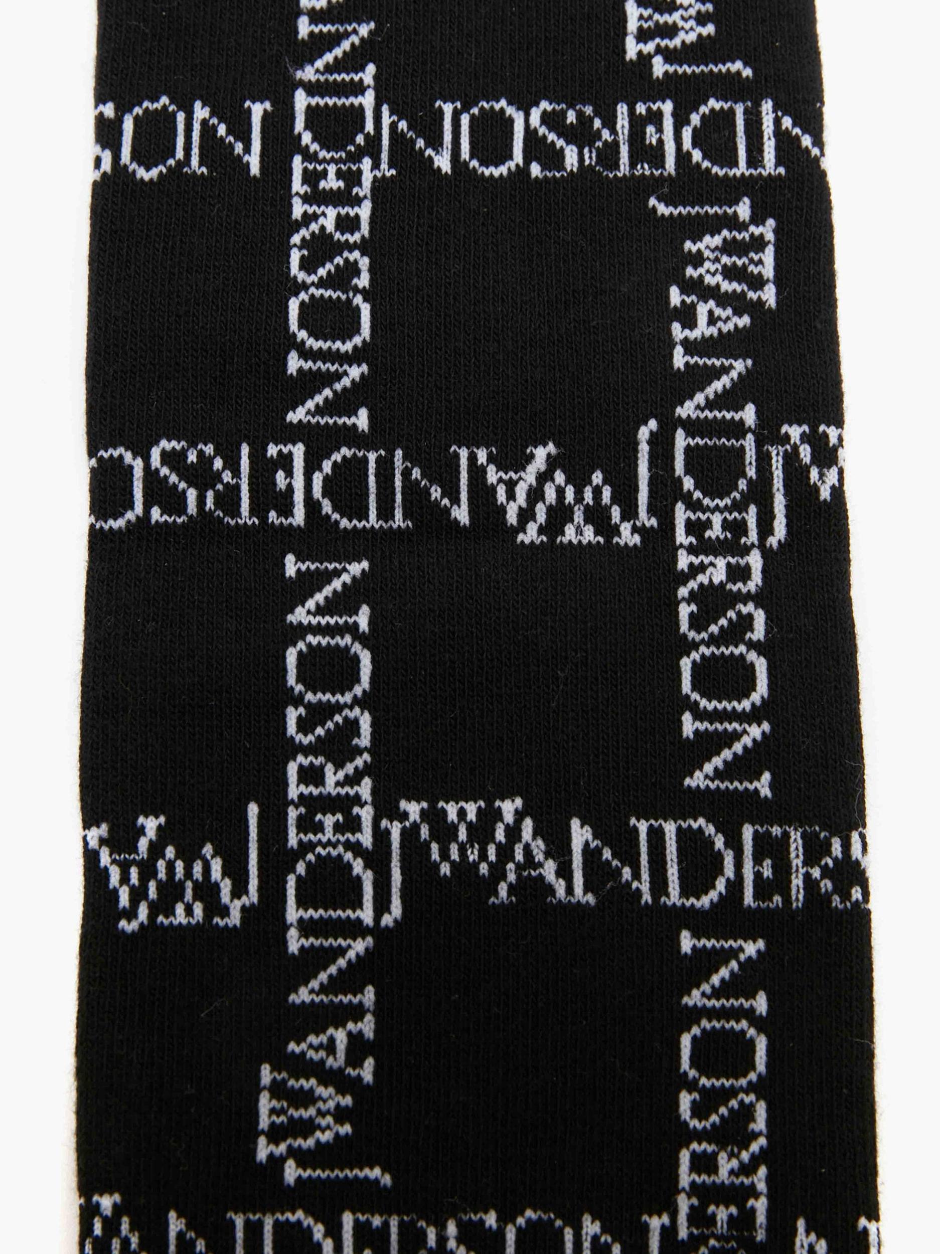 LONG SOCKS WITH LOGO GRID Product Image