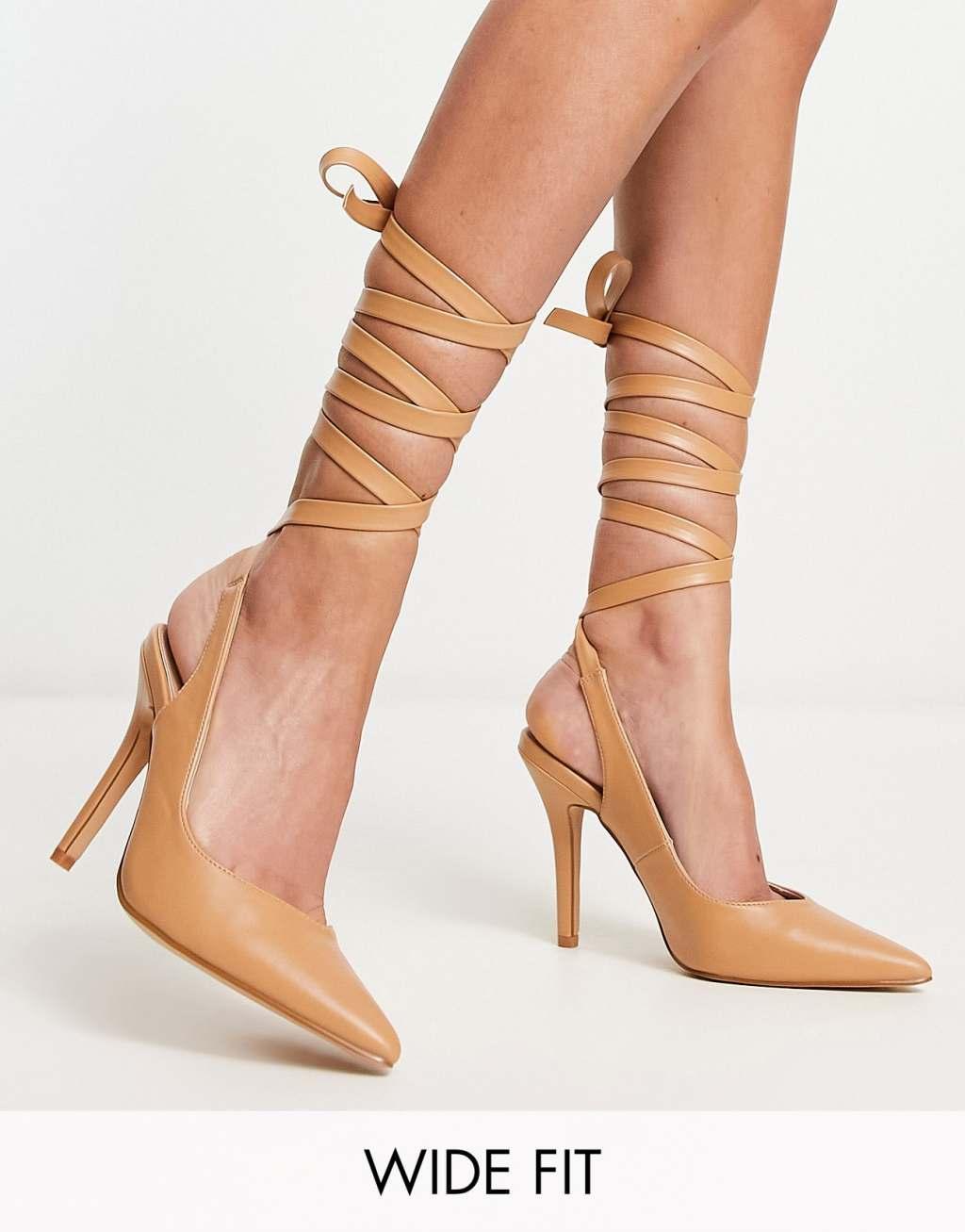 RAID Ishana heeled shoes with ankle tie Product Image
