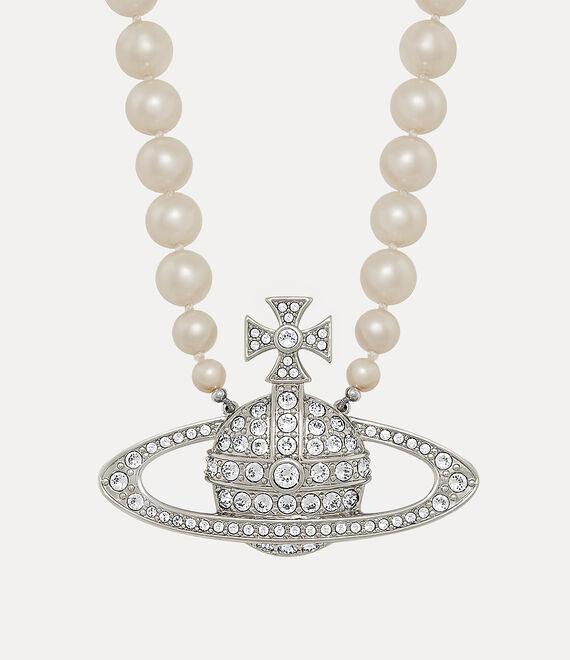 Man. Bas Relief Pearl Necklace Product Image