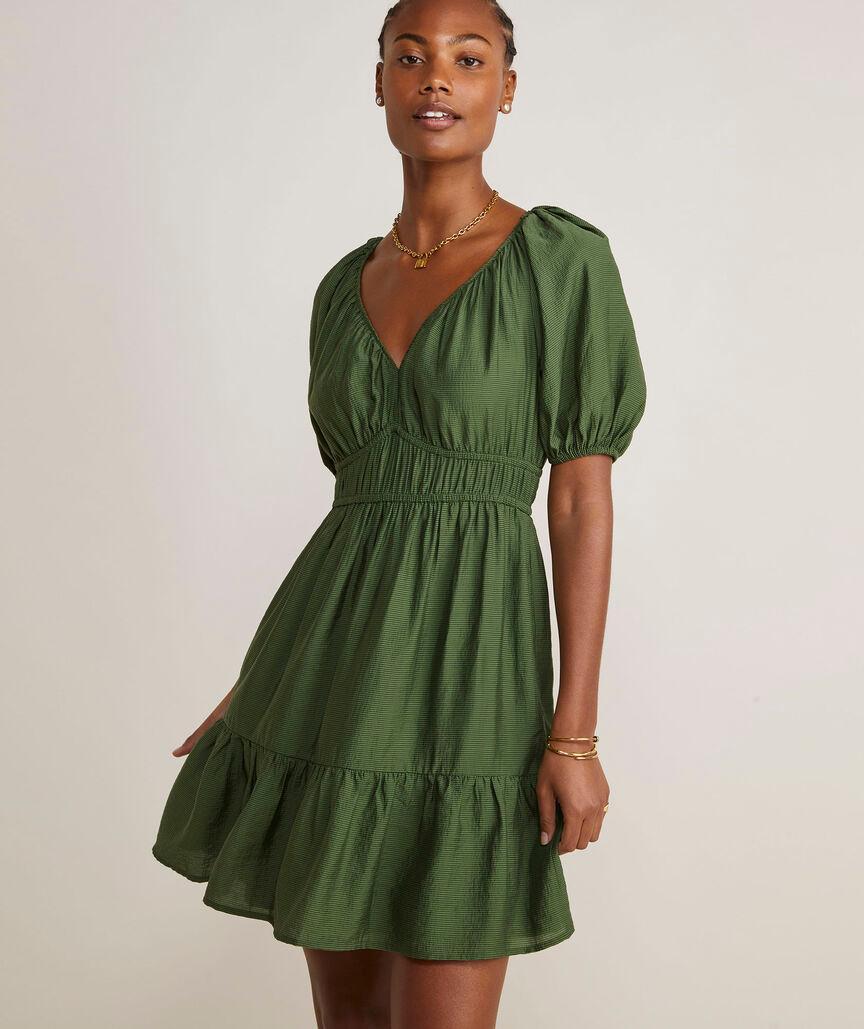 Marina Puff-Sleeve Mini Dress Product Image