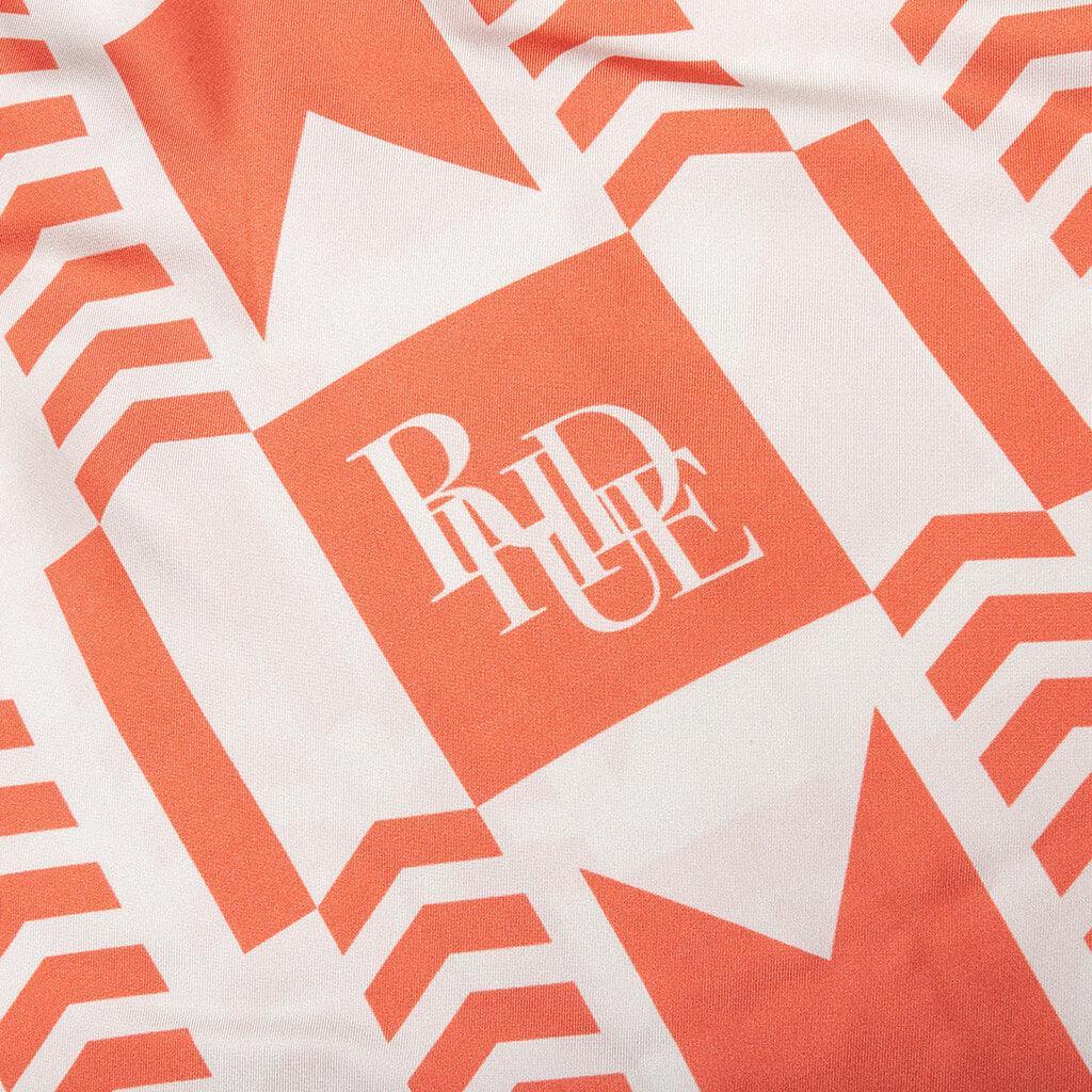 Grasse Button Up - Orange/Ivory Male Product Image