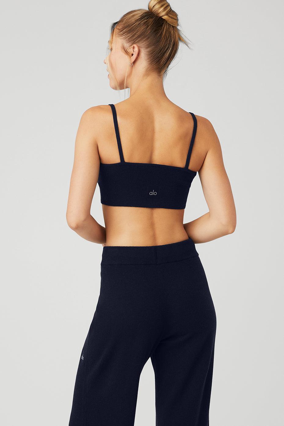 Alo Yoga | Cashmere Jet Set Bra Blue Product Image