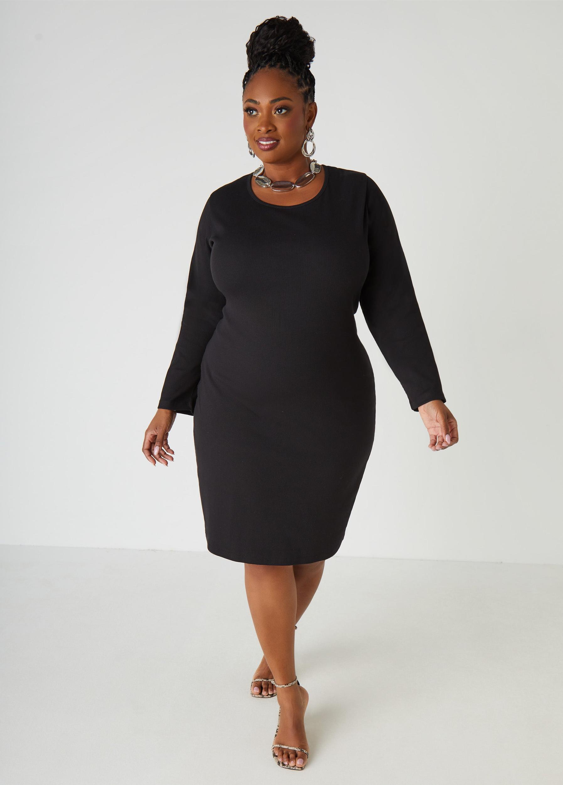 Ribbed Midi Bodycon Dress Product Image