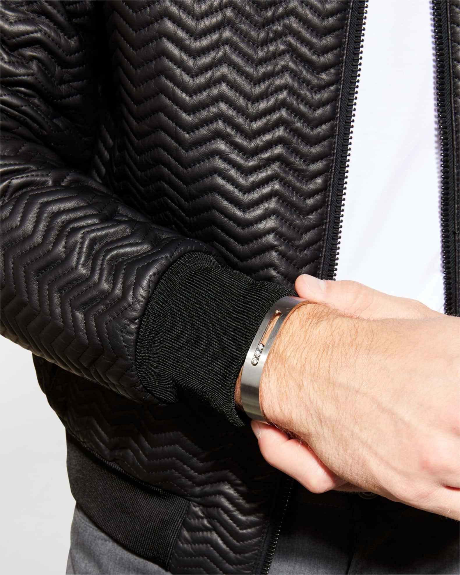 Men's Titanium Move Diamond Bracelet, Size XL Product Image