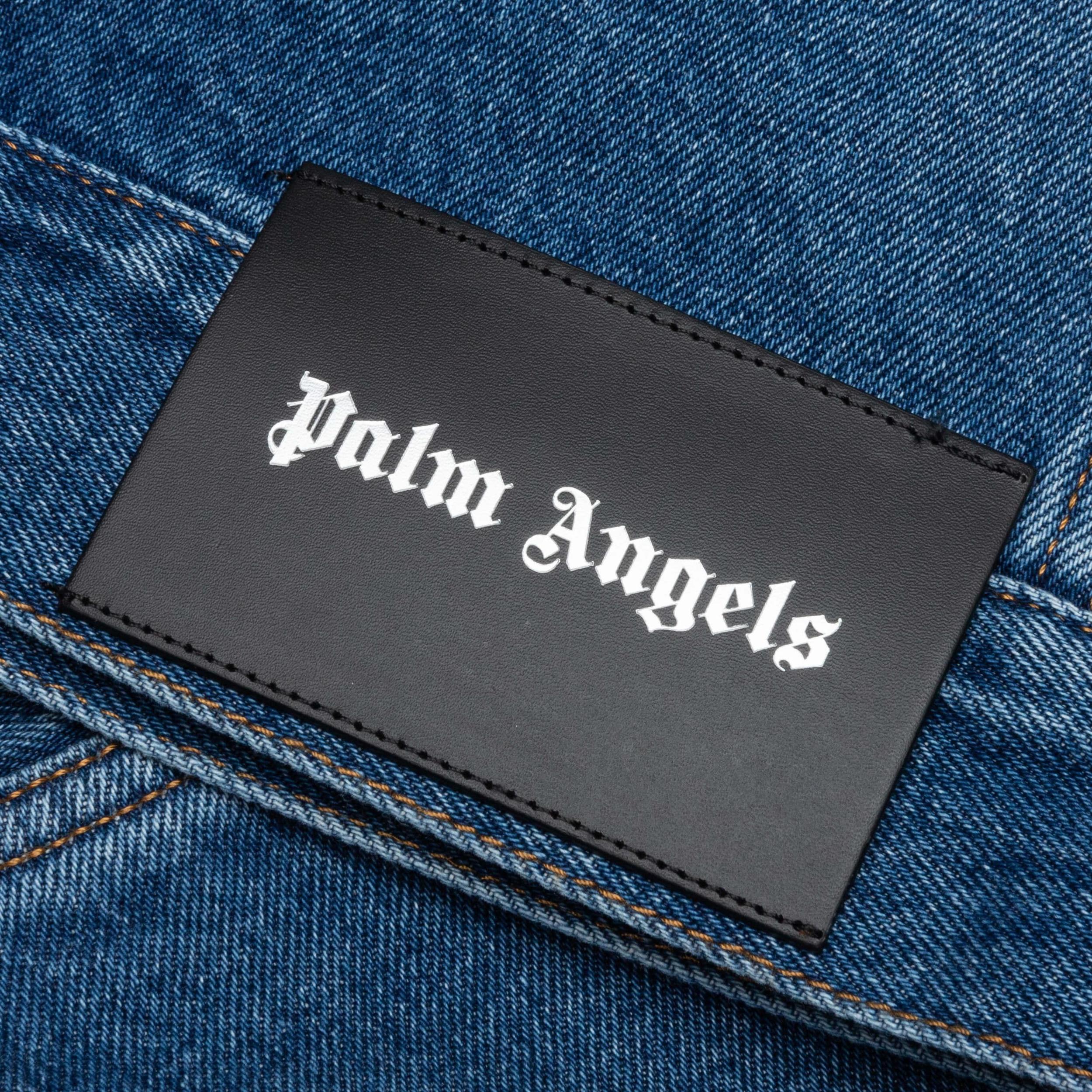 Indigo Track Denim Jacket - Light Blue Male Product Image