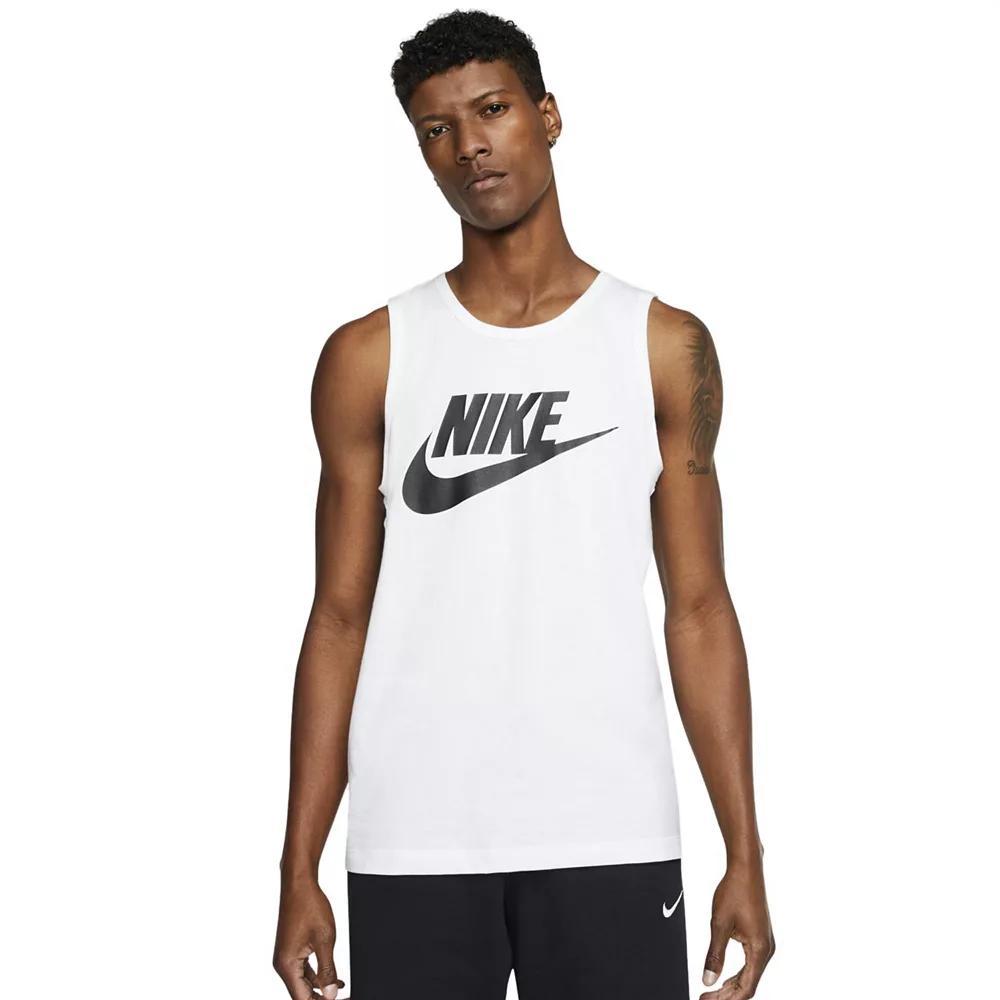 Men's Nike Sportswear Tank Top, Size: XXL, White Black Product Image