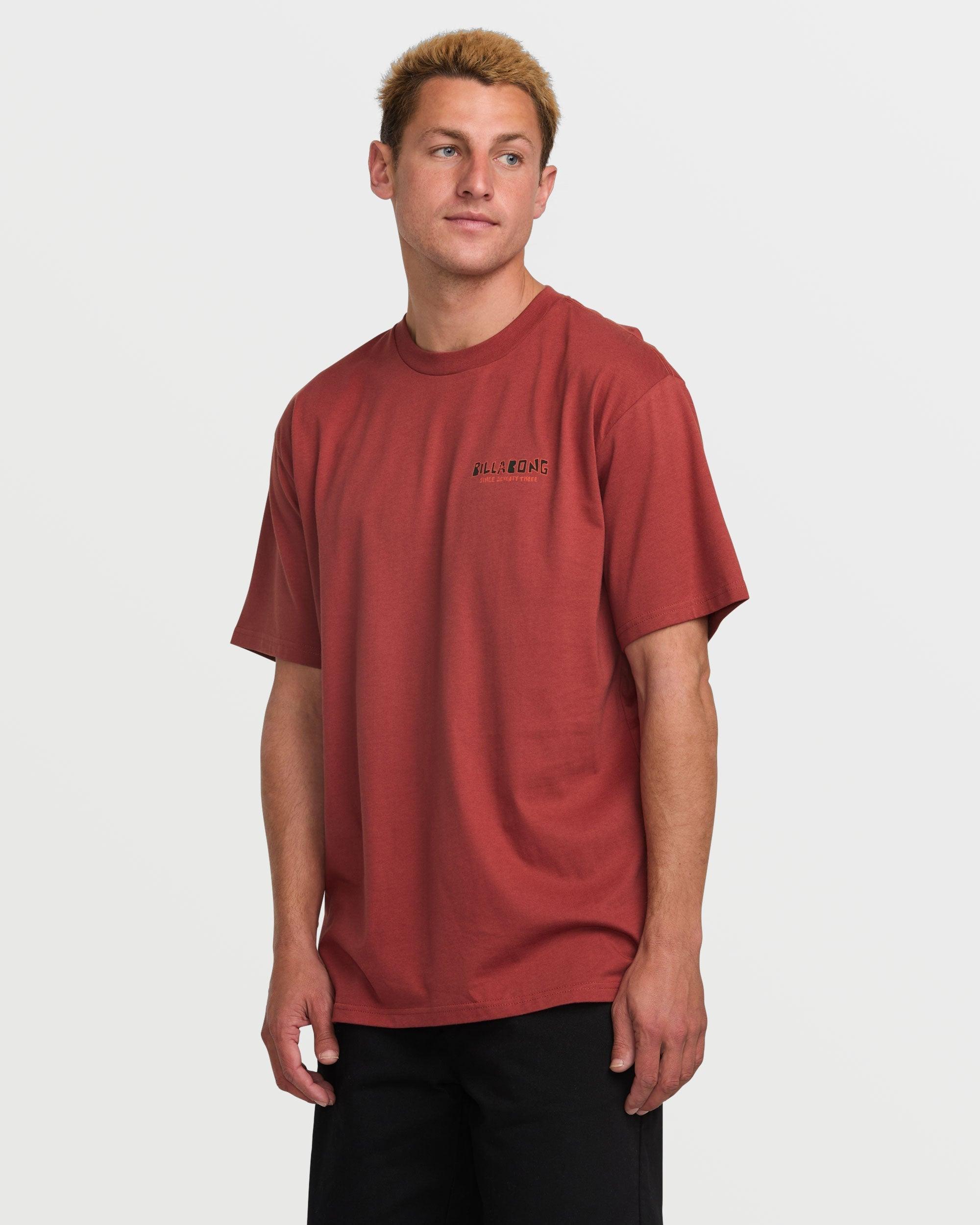 Twin Peaks Regular Tee - Dusty Red Male Product Image
