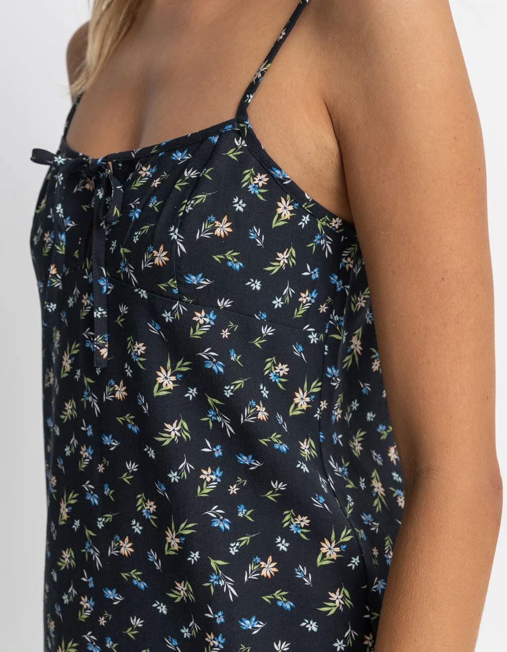 RHYTHM Fleur Womens Slip Dress - BLACK COMBO Product Image