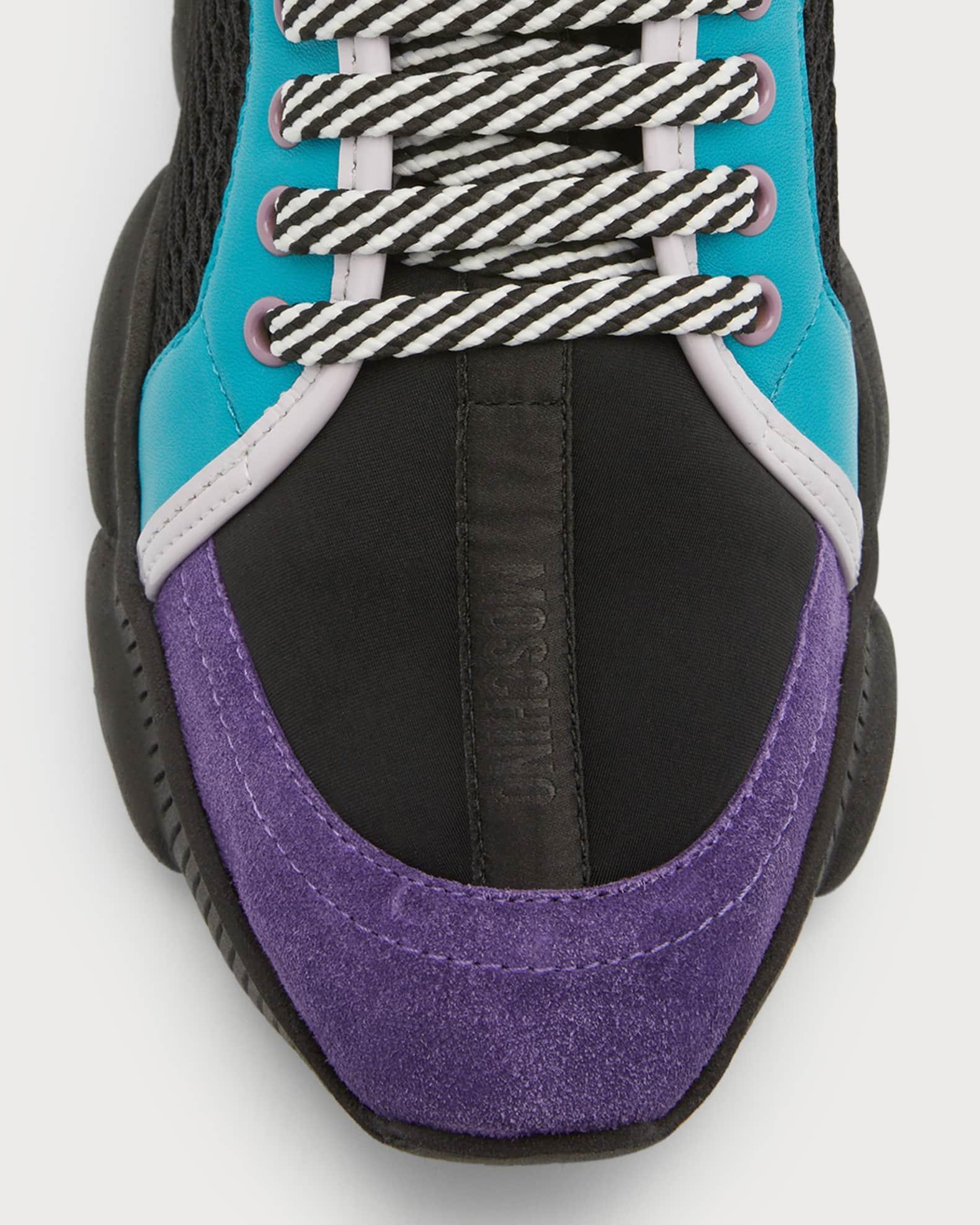 Men's Color Block Teddy Sole Sneakers Product Image
