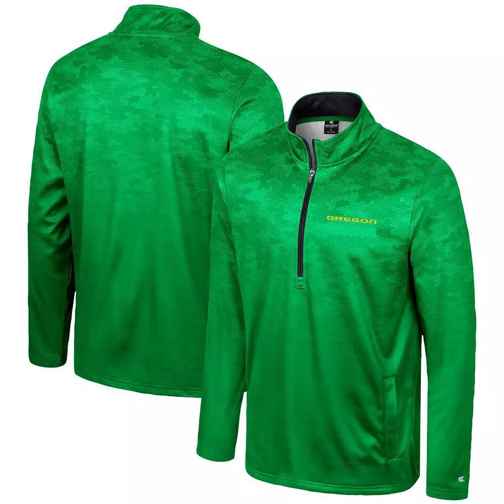 Mens Colosseum Oregon Ducks The Machine Half-Zip Jacket Product Image