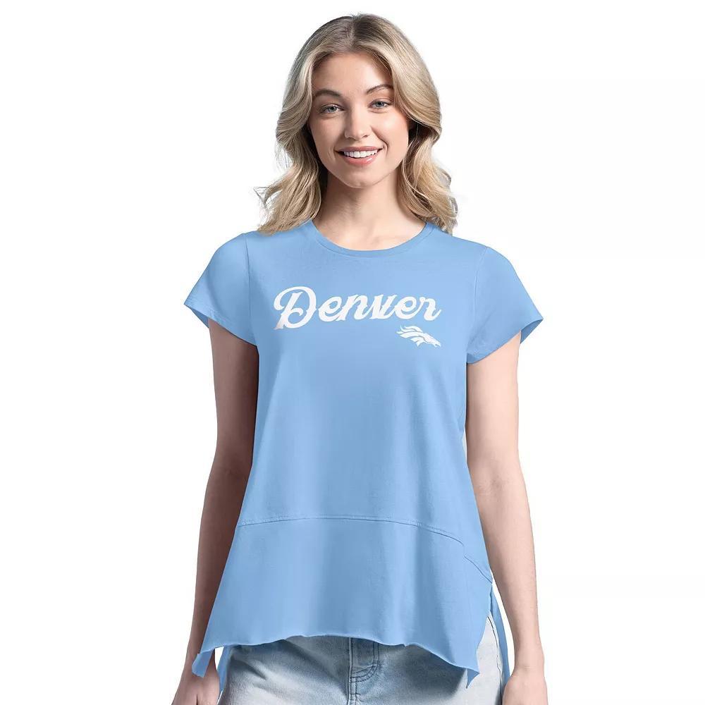 Women's Margaritaville  Blue Denver Broncos Gametime Is Paradise T-Shirt, Size: 2XL Product Image