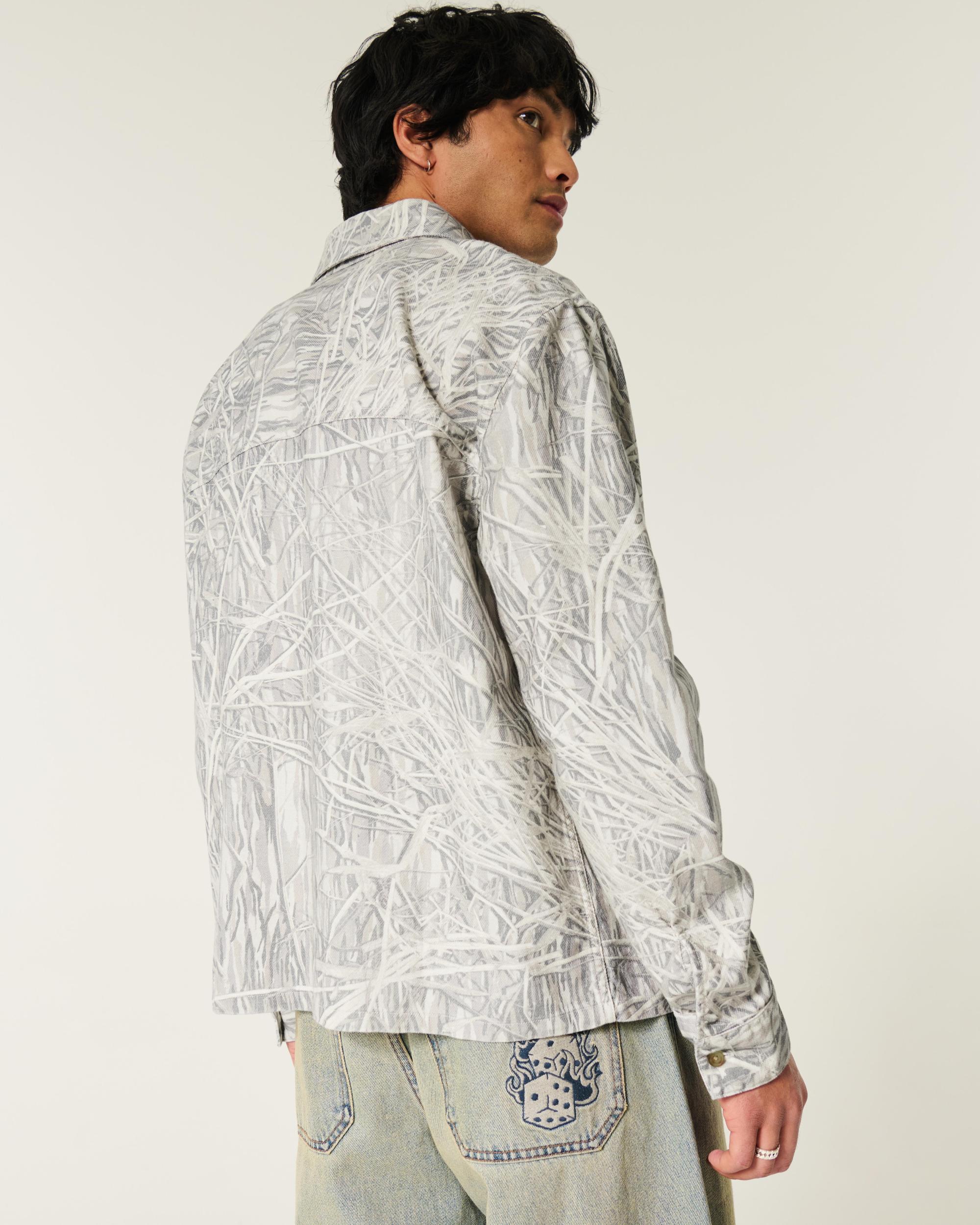 Boxy Washed Flannel Shirt Product Image