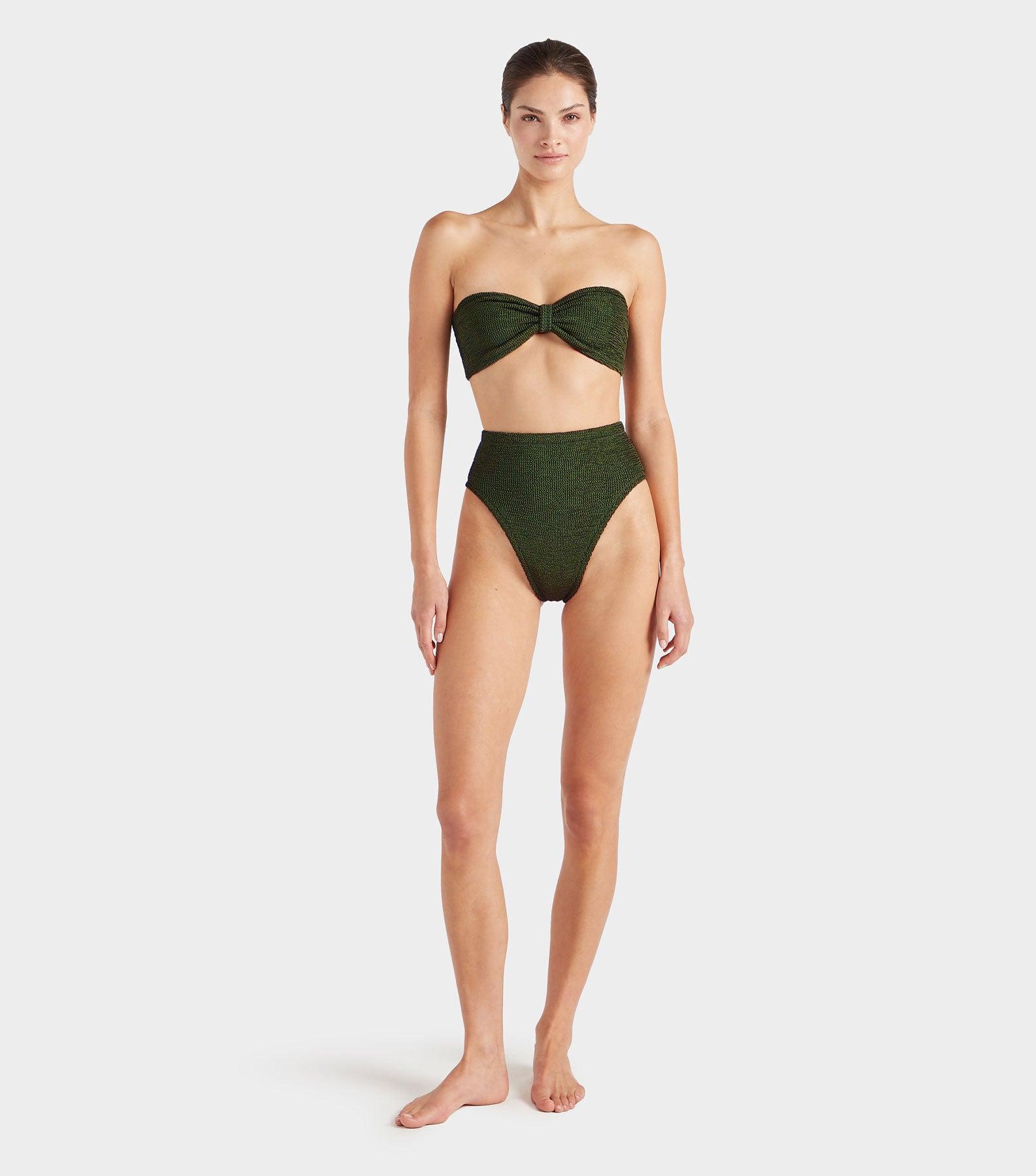 Ruby Bikini - Metallic Khaki Product Image