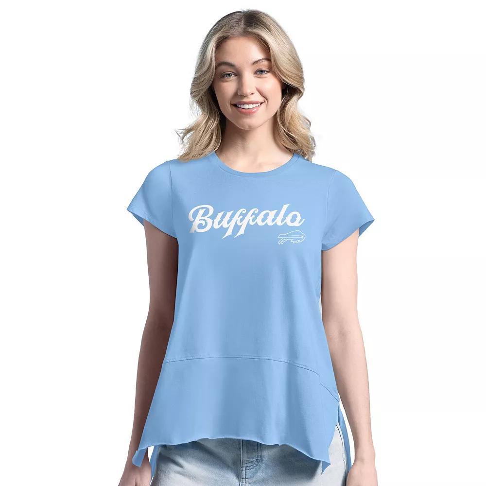 Women's Margaritaville  Blue Buffalo Bills Gametime Is Paradise T-Shirt, Size: Large Product Image