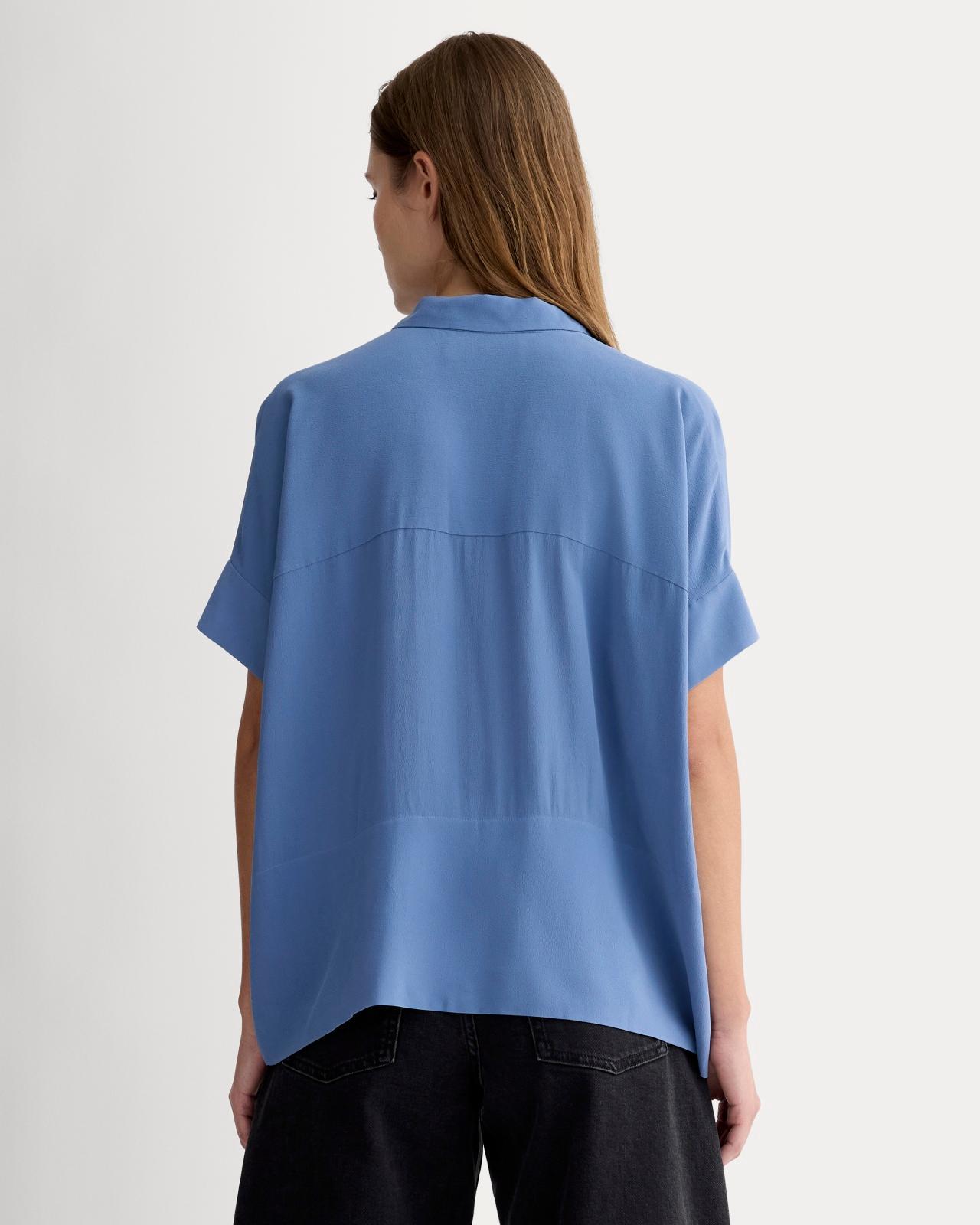 The Boxy Shirt in Washable Silk Product Image