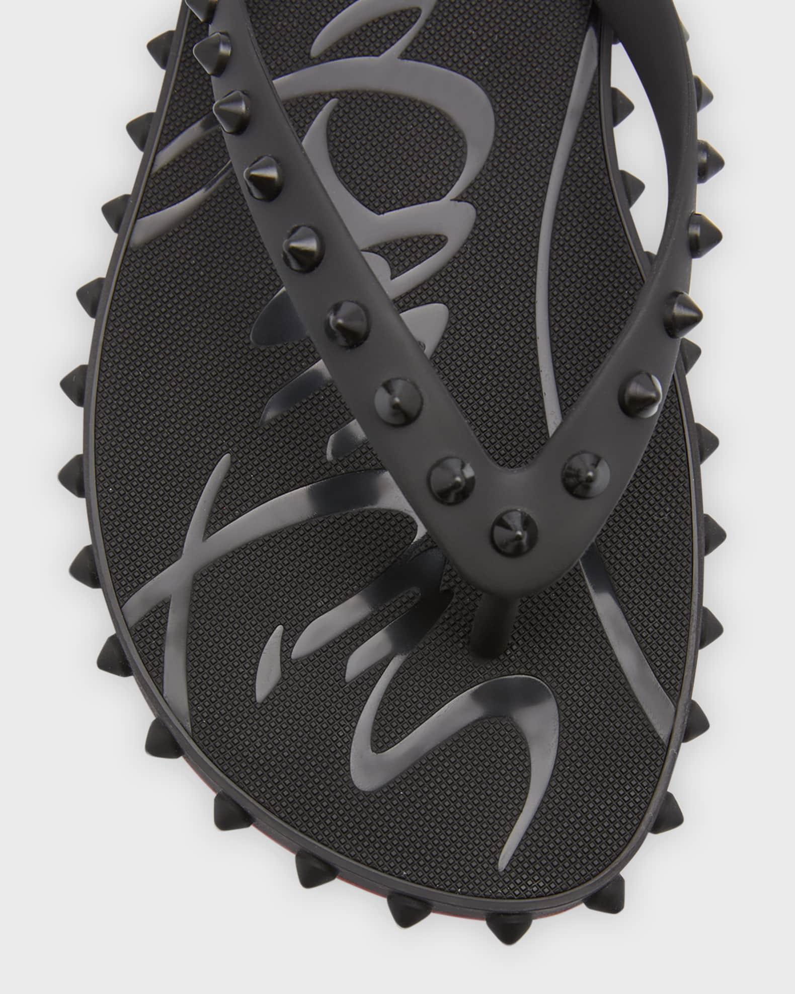 Loubi Donna Spike Red Sole Flip Flops Product Image