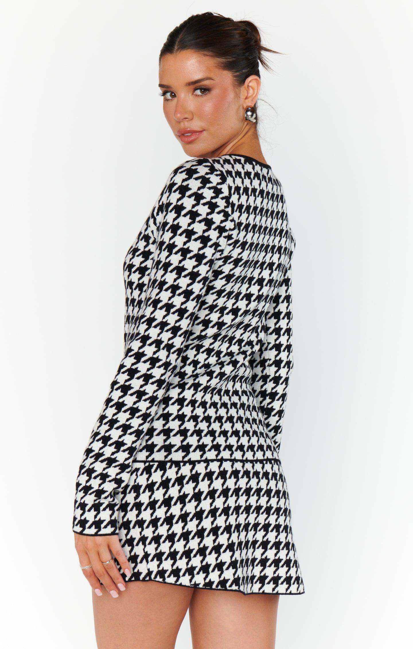 Tippi Skirt ~ Houndstooth Knit Product Image
