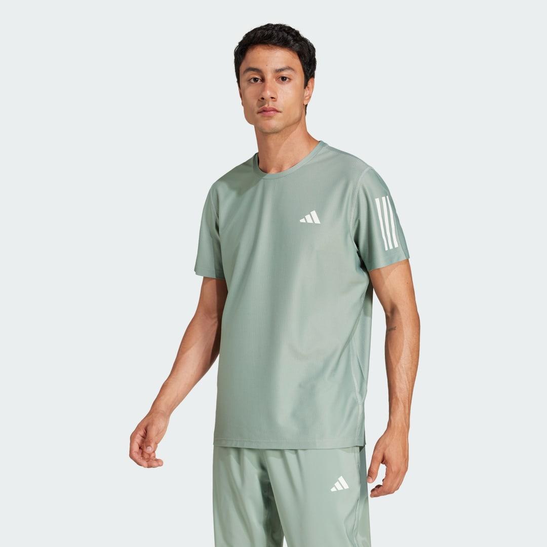 Mens adidas Own The Run Short Sleeve Tee Product Image