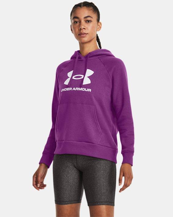 UA Rival Fleece Big Logo Womens Hoodie Product Image