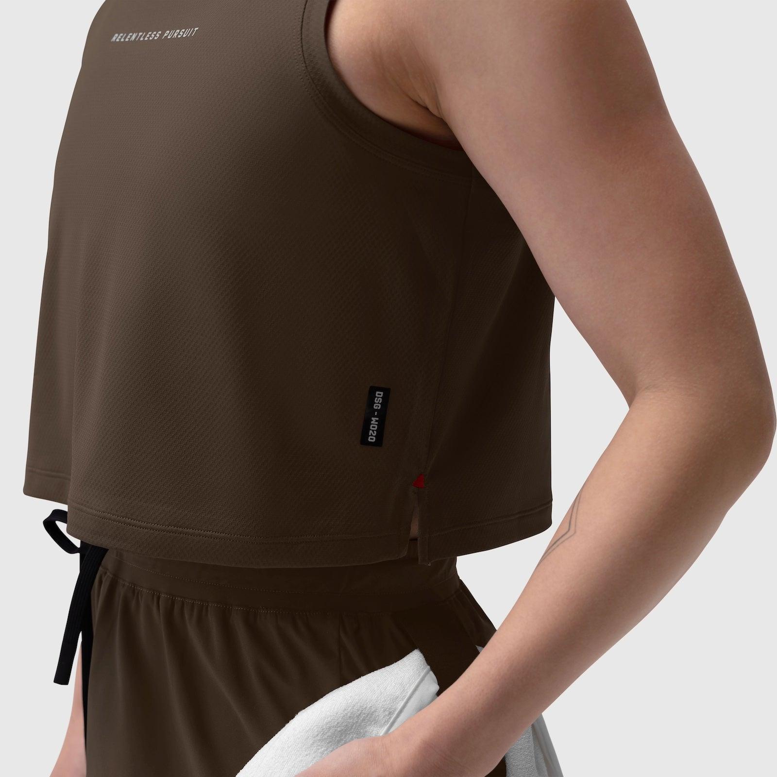 W020. AeroSilver® Tank Top - Dark Earth "RP" Product Image