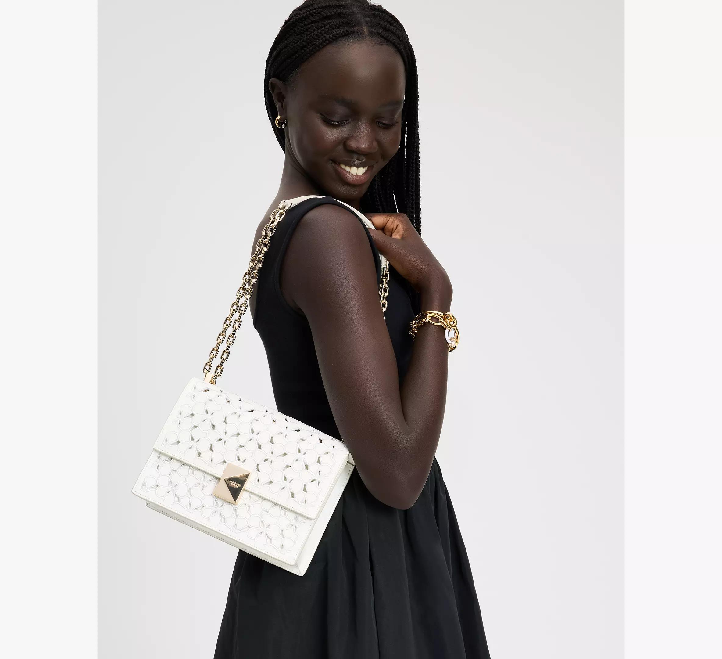 Deco Eyelet Chain Shoulder Bag Product Image