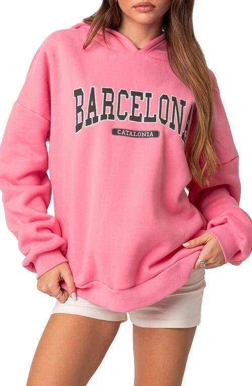Womens Barcelona oversized hoodie Product Image