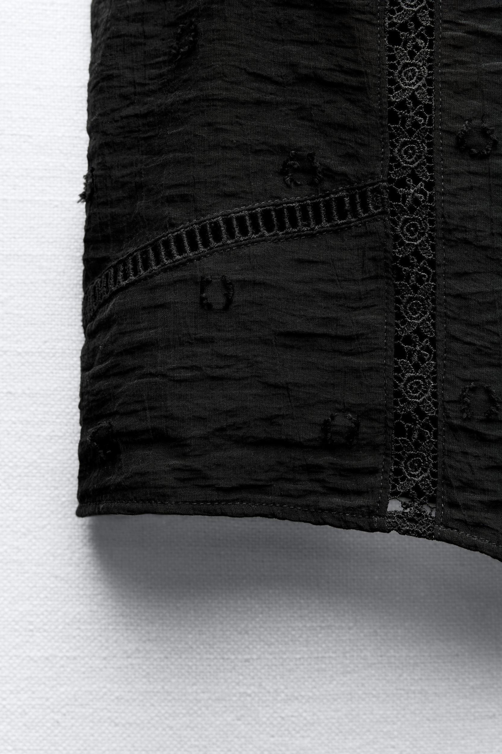 RUFFLED SWISS DOT TOP Product Image