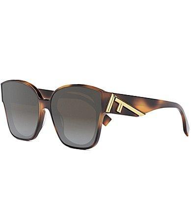 Oversized F Logo Acetate Cat-Eye Sunglasses Product Image