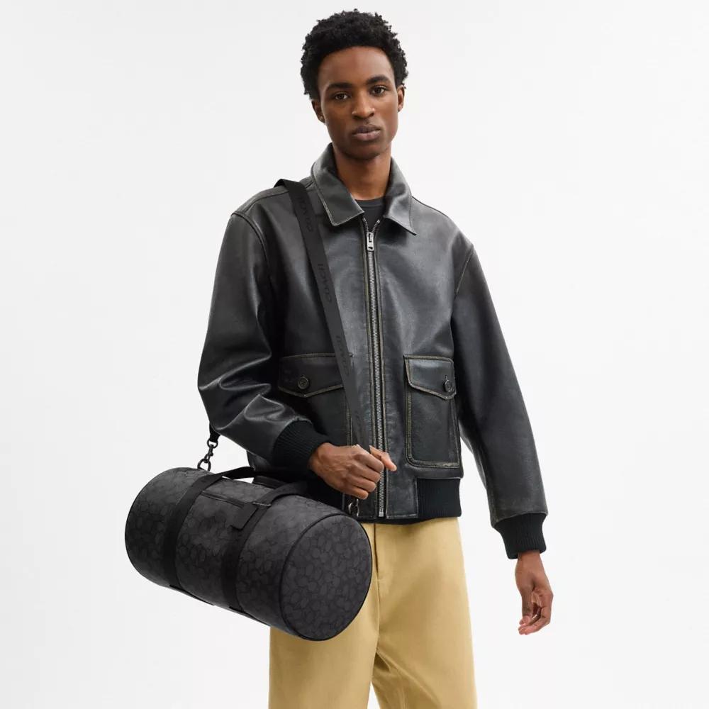 Theo Duffle In Signature Jacquard Product Image