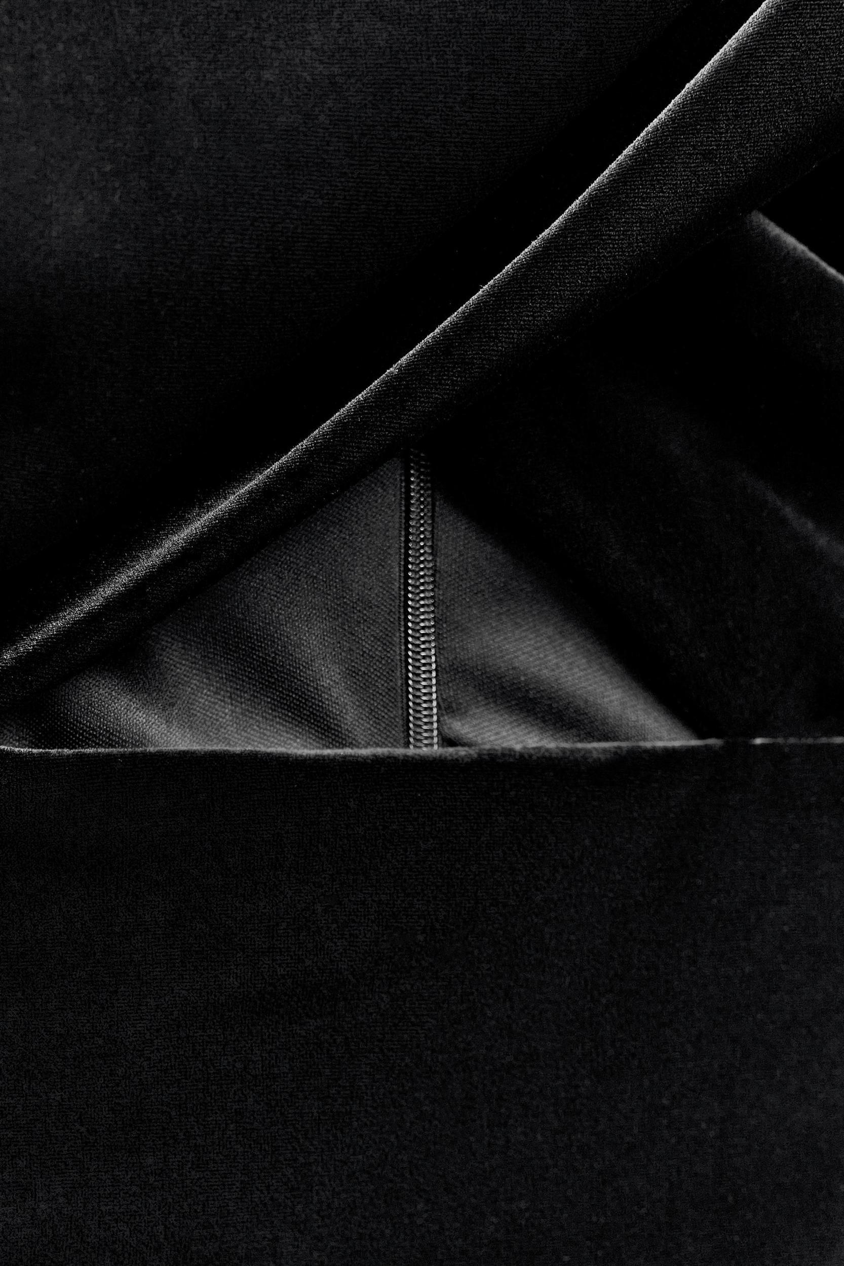 CUT OUT VELVET MINI DRESS Product Image