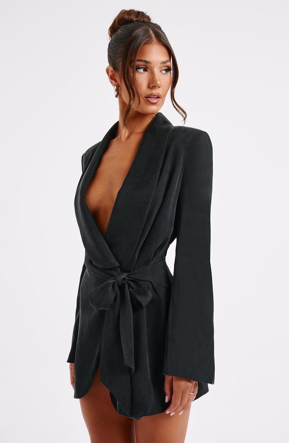 Jalena Mini Dress - Black Product Image