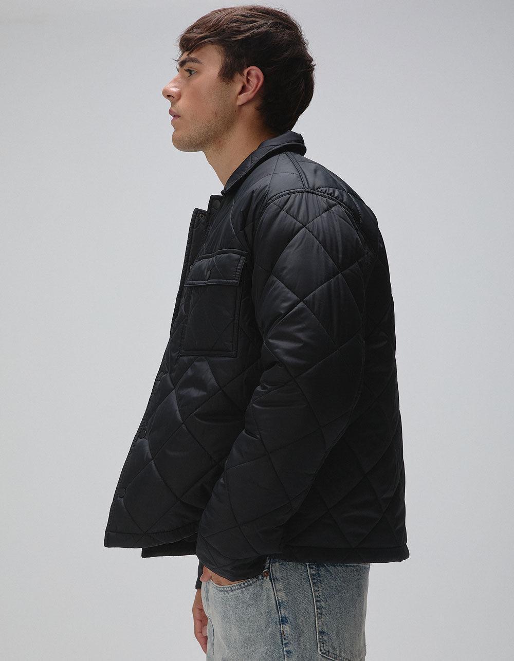 RSQ Mens Quilted Nylon Jacket - BLACK Product Image