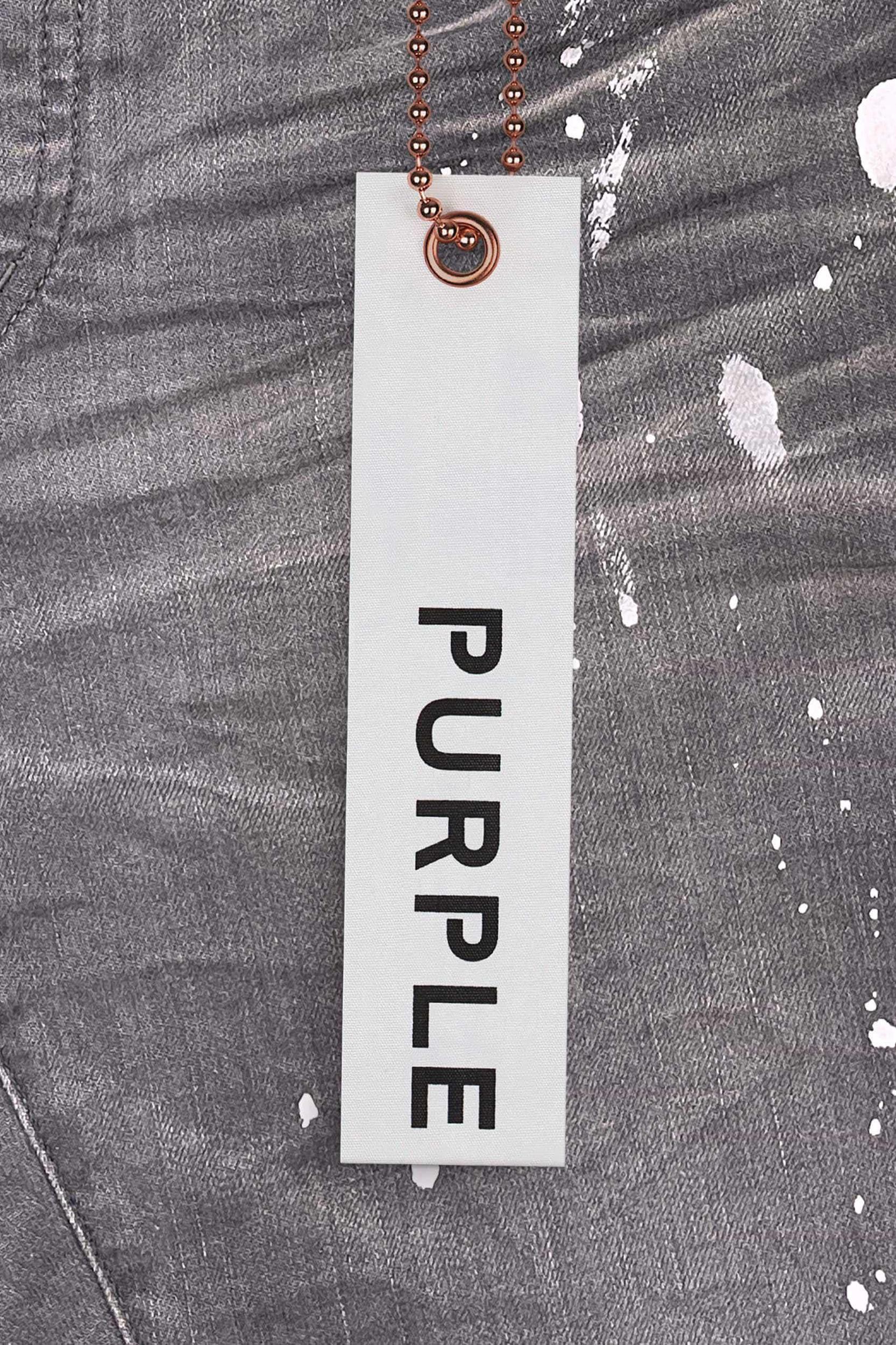 P001 Worn Grey Knee Slit Male Product Image
