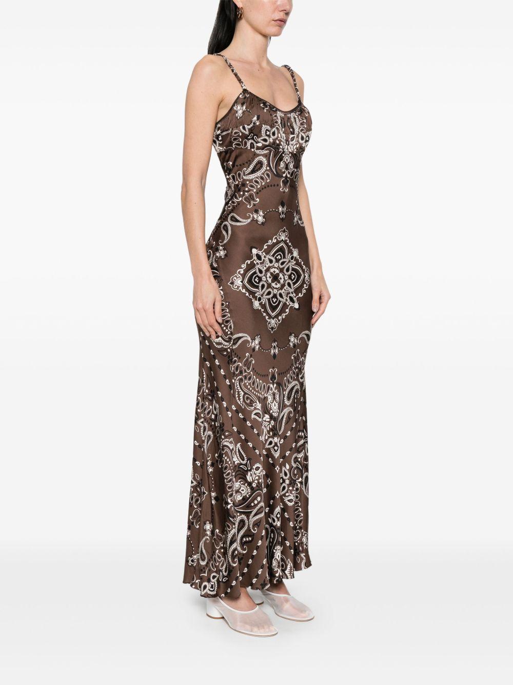 bandana-print maxi dress Product Image